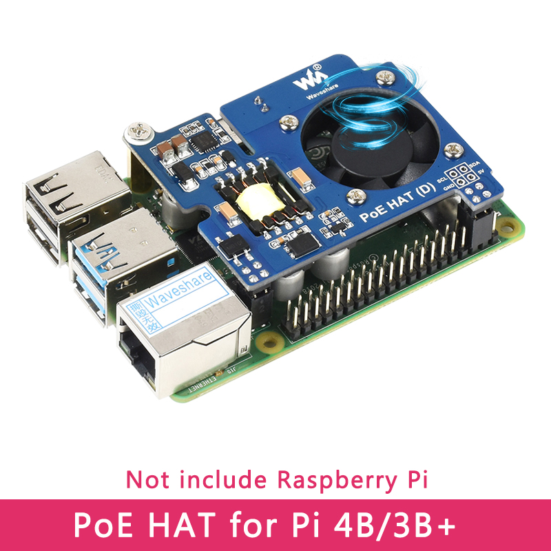 Deskpi Super6C - Raspberry Pi POE HAT 802.3af Module