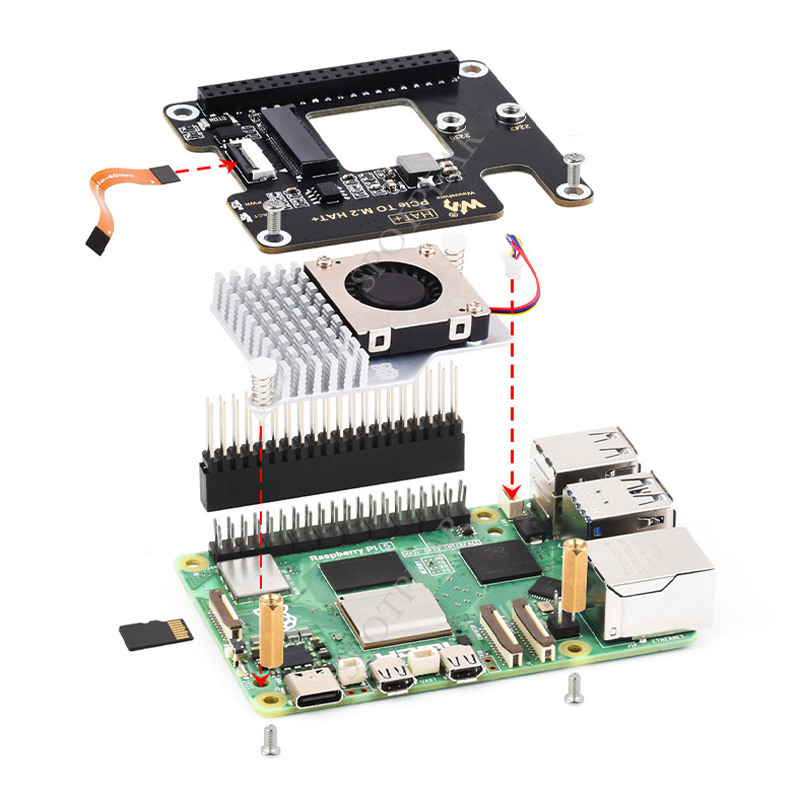 Raspberry Pi5 PCIe to M.2 NVMe - Turing Pi 2 review and price