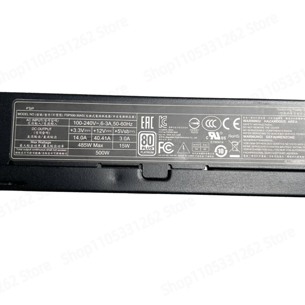 FSP500-30AS 500W Platinum Flex - Atx Power Supply 1U Flex 500W review and price