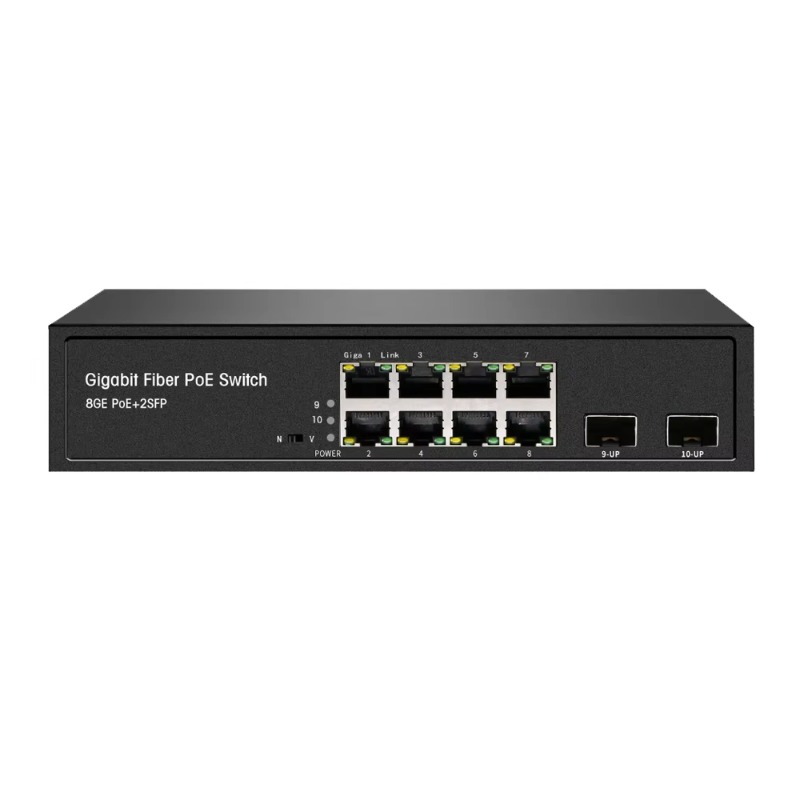 OEM ODM 8-Ports Full Gigabit N - Managed Gigabit Poe Switch 8 Port 802.3At review and price