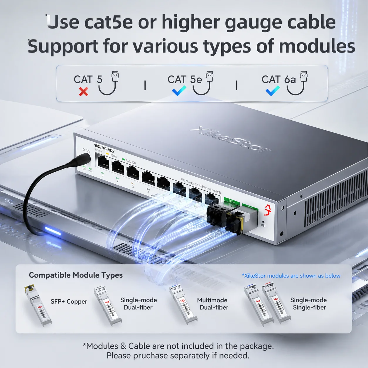 XikeStor SKS3200-8E2X 8-Port 2 - Sfp+ 10G Managed Switch 8 Port review and price